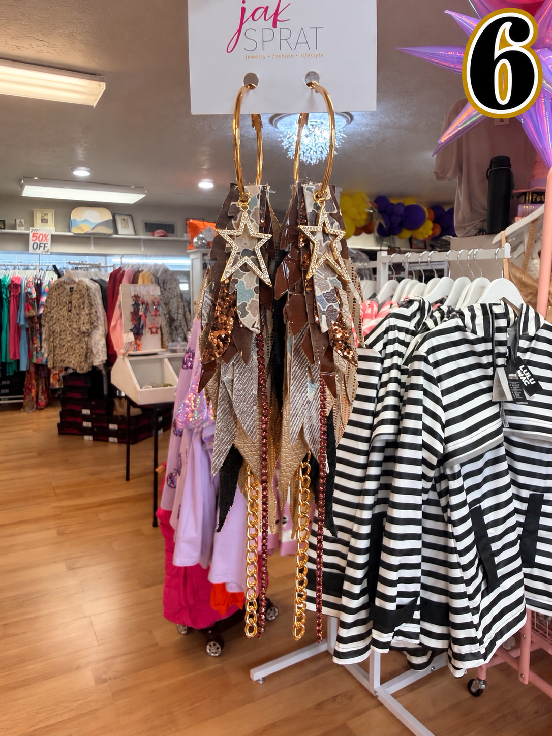 Jak Sprat Feral & Fabulous-Duck Camo Collection: Medium Mic Drop Dangles-Jewelry - Earrings-Dear Me Southern Boutique, located in DeRidder, Louisiana