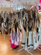 Jak Sprat Feral & Fabulous-Duck Camo Collection: Medium Mic Drop Dangles-Jewelry - Earrings-Dear Me Southern Boutique, located in DeRidder, Louisiana