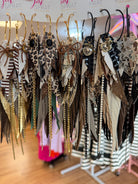 Jak Sprat Feral & Fabulous-Duck Camo Collection: Mega Mic Drop Dangles-Jewelry - Earrings-Dear Me Southern Boutique, located in DeRidder, Louisiana