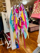 Jak Sprat Florals Collection: Medium Mic Drop Dangles-Jewelry - Earrings-Dear Me Southern Boutique, located in DeRidder, Louisiana