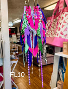 Jak Sprat Florals Collection: Medium Mic Drop Dangles-Jewelry - Earrings-Dear Me Southern Boutique, located in DeRidder, Louisiana