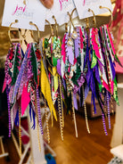 Jak Sprat Florals Collection: Medium Mic Drop Dangles-Jewelry - Earrings-Dear Me Southern Boutique, located in DeRidder, Louisiana