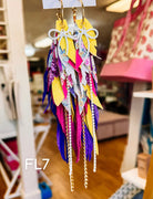 Jak Sprat Florals Collection: Mega Mic Drop-Earrings-Dear Me Southern Boutique, located in DeRidder, Louisiana