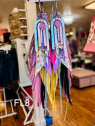 Jak Sprat Florals Collection: Mega Mic Drop-Earrings-Dear Me Southern Boutique, located in DeRidder, Louisiana