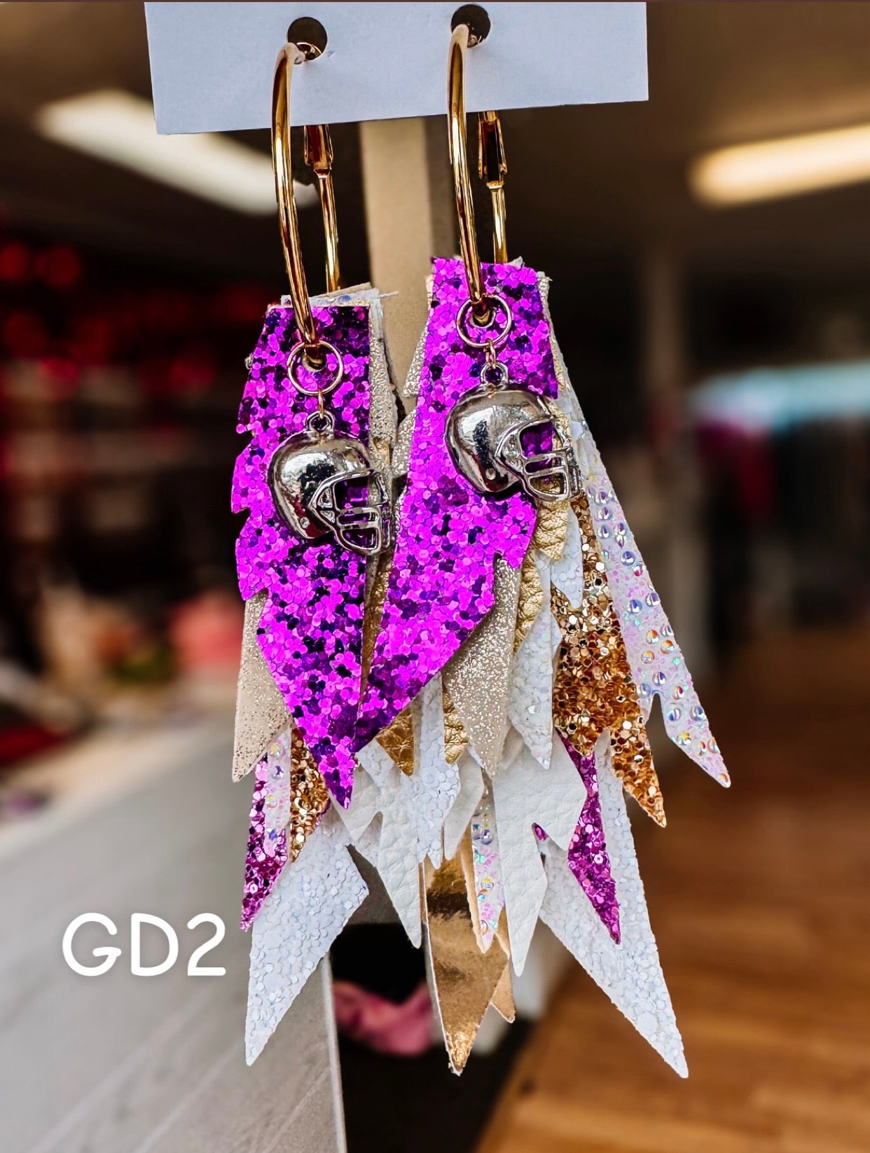 Jak Sprat Game Day Collection: Charmed Fabulous Feather-Game Day-Dear Me Southern Boutique, located in DeRidder, Louisiana