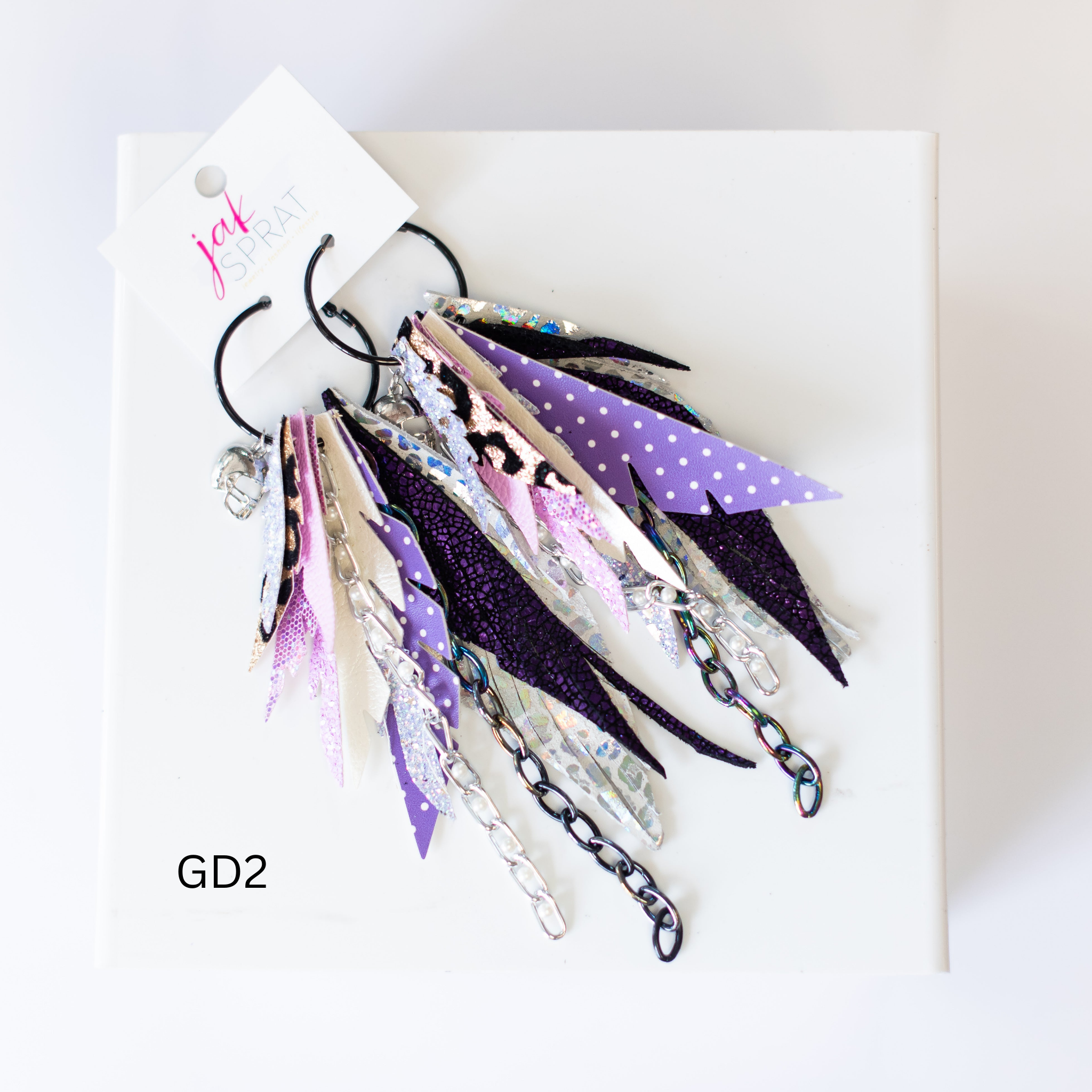 Jak Sprat Game Day Collection: Medium Mic Drop Dangles-Earrings-Dear Me Southern Boutique, located in DeRidder, Louisiana