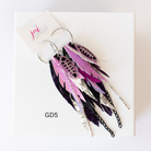 Jak Sprat Game Day Collection: Medium Mic Drop Dangles-Earrings-Dear Me Southern Boutique, located in DeRidder, Louisiana