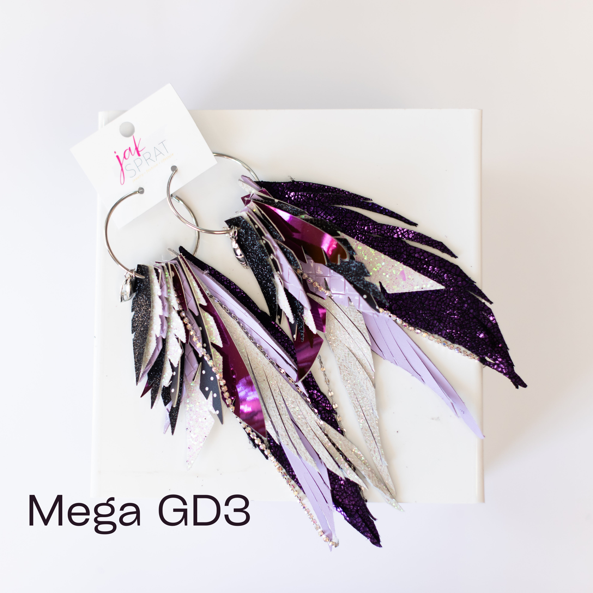 Jak Sprat Game Day Collection: Mega Mic Drop Dangles-Earrings-Dear Me Southern Boutique, located in DeRidder, Louisiana