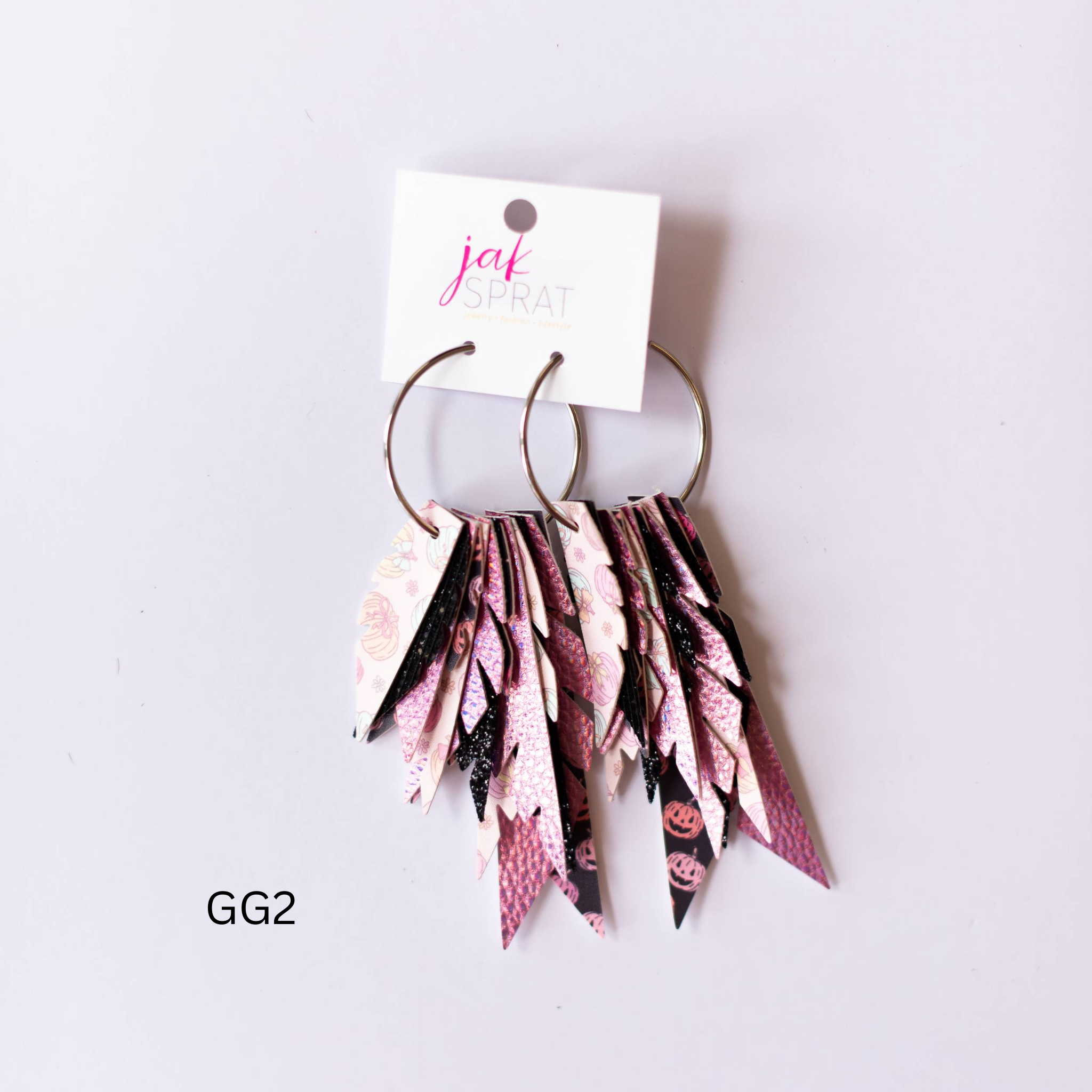 Jak Sprat Glitter & Ghouls Collection: Fabulous Feather Dangles-Earrings-Dear Me Southern Boutique, located in DeRidder, Louisiana