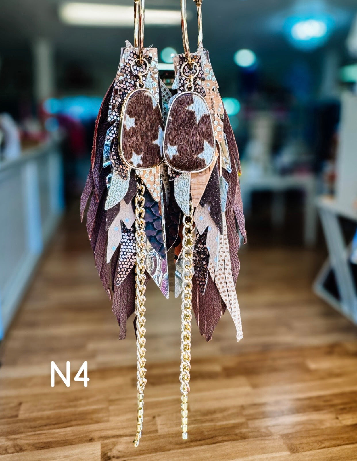 Jak Sprat Neutrals Collection: Medium Mic Drop Dangles-Earrings-Dear Me Southern Boutique, located in DeRidder, Louisiana