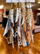Jak Sprat Neutrals Collection: Medium Mic Drop Dangles-Earrings-Dear Me Southern Boutique, located in DeRidder, Louisiana