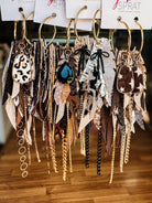 Jak Sprat Neutrals Collection: Medium Mic Drop Dangles-Earrings-Dear Me Southern Boutique, located in DeRidder, Louisiana