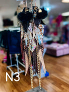 Jak Sprat Neutrals Collection: Mega Mic Drop Dangles-Earrings-Dear Me Southern Boutique, located in DeRidder, Louisiana