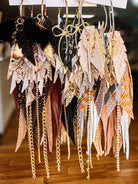 Jak Sprat Neutrals Collection: Mega Mic Drop Dangles-Jewelry - Earrings-Dear Me Southern Boutique, located in DeRidder, Louisiana