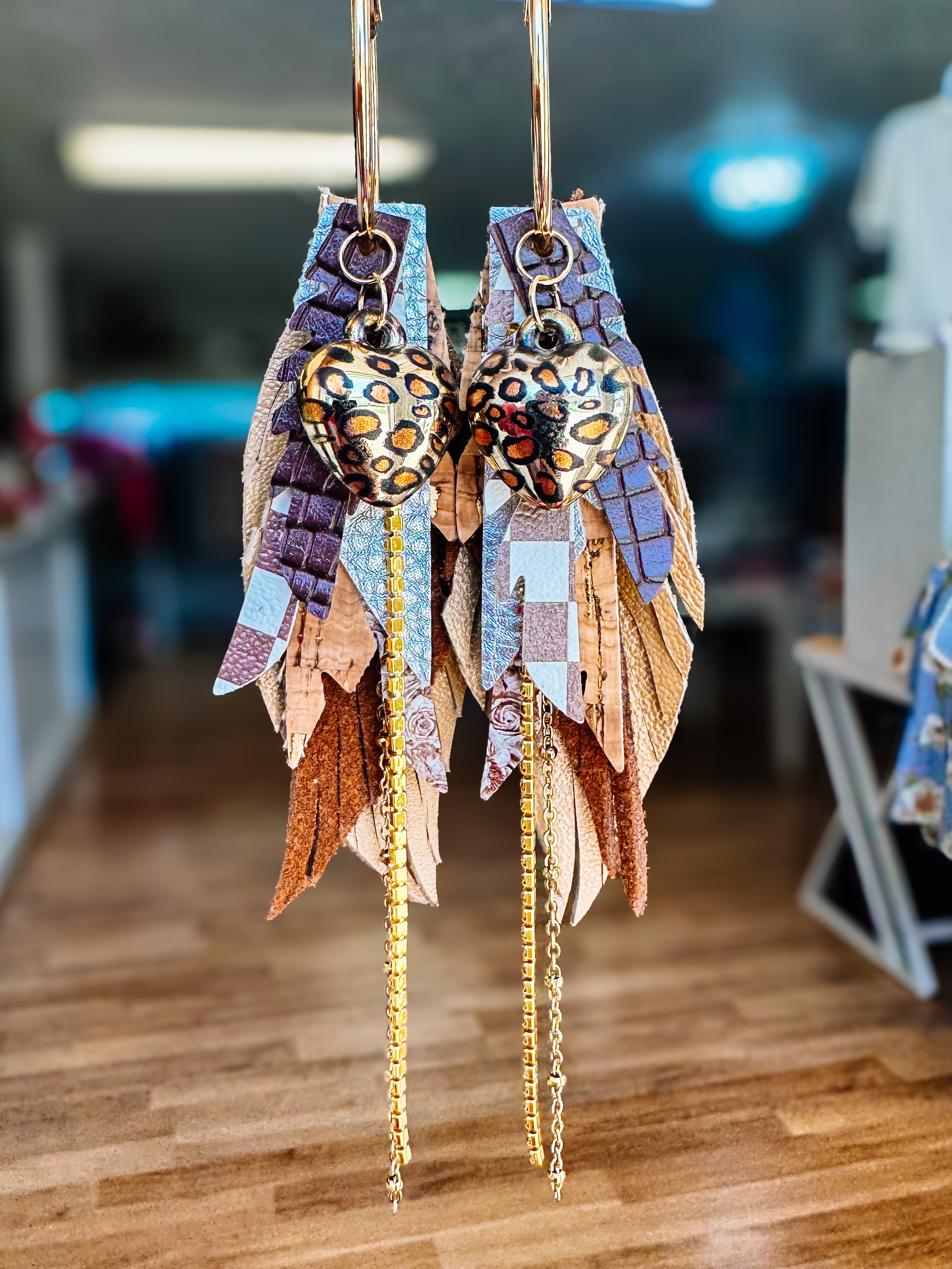 Jak Sprat Neutrals Collection: Mini Mic Drop Dangles-Earrings-Dear Me Southern Boutique, located in DeRidder, Louisiana