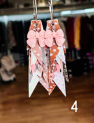 Jak Sprat Oh Deer, She's Cute Collection: Charmed Fabulous Feather Dangles-Jewelry - Earrings-Dear Me Southern Boutique, located in DeRidder, Louisiana