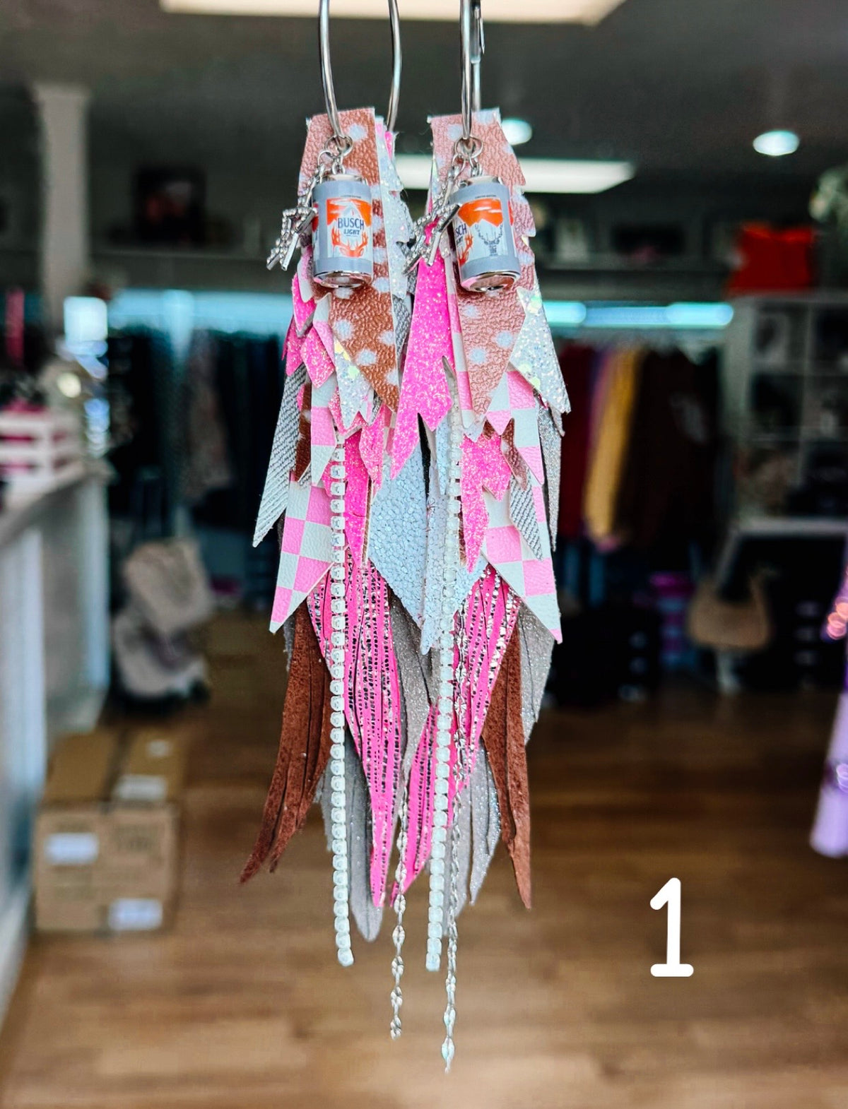 Jak Sprat Oh Deer, She's Cute Collection: Mega Mic Drop Dangles-Jewelry - Earrings-Dear Me Southern Boutique, located in DeRidder, Louisiana