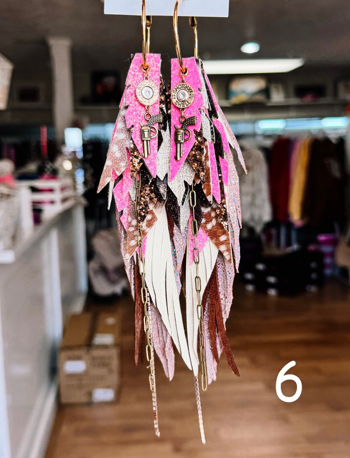 Jak Sprat Oh Deer, She's Cute Collection: Mega Mic Drop Dangles-Jewelry - Earrings-Dear Me Southern Boutique, located in DeRidder, Louisiana