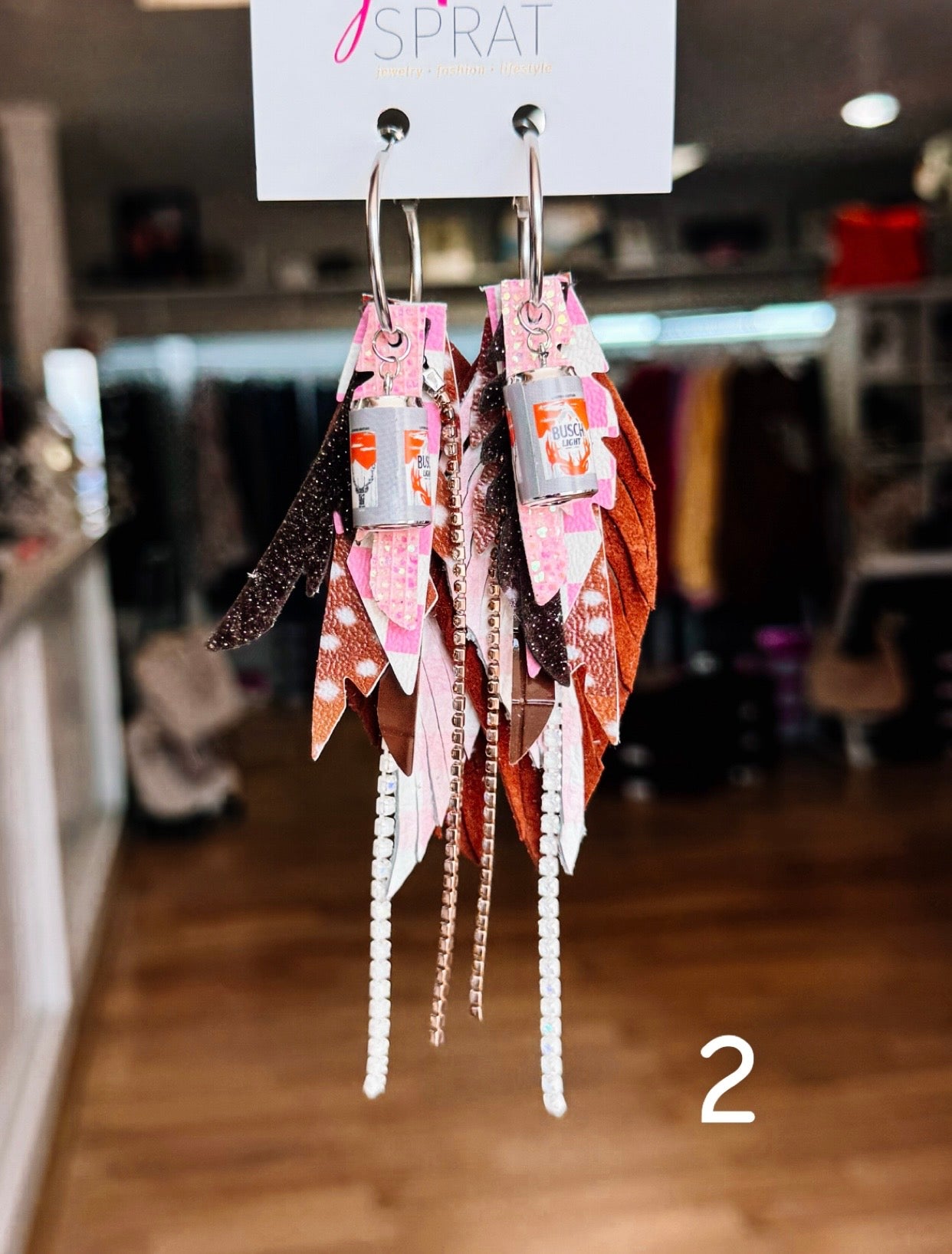 Jak Sprat Oh Deer, She's Cute Collection: Mini Mic Drop Dangles-Jewelry - Earrings-Dear Me Southern Boutique, located in DeRidder, Louisiana