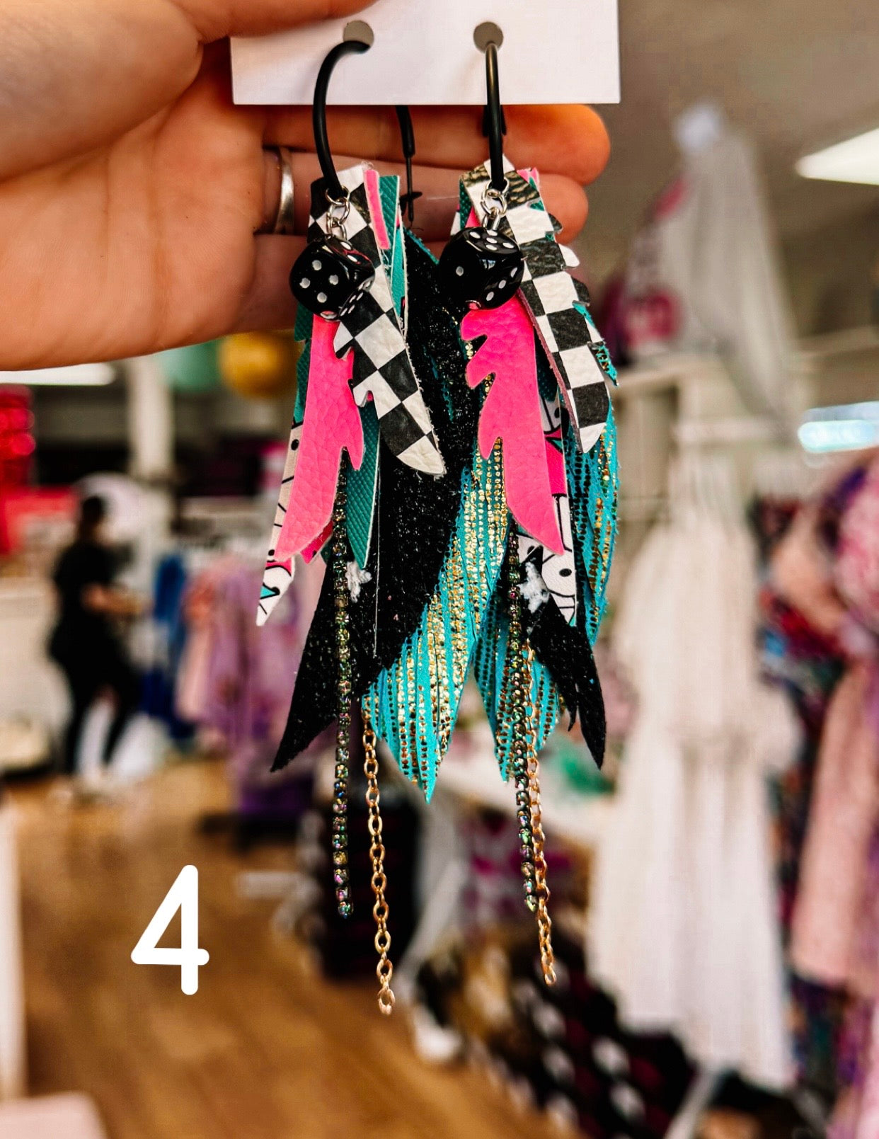 Jak Sprat Part Palette Collection: Mini Mic Drop Dangles-Earrings-Dear Me Southern Boutique, located in DeRidder, Louisiana