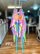 Jak Sprat Party Palette Collection: Medium Mic Drop Dangles-Jewelry - Earrings-Dear Me Southern Boutique, located in DeRidder, Louisiana