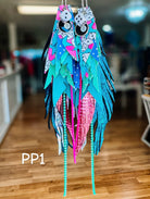 Jak Sprat Party Palette Collection: Mega Mic Drop Dangles-Earrings-Dear Me Southern Boutique, located in DeRidder, Louisiana