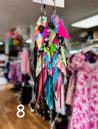 Jak Sprat Party Palette Collection: Mega Mic Drop Dangles-Earrings-Dear Me Southern Boutique, located in DeRidder, Louisiana