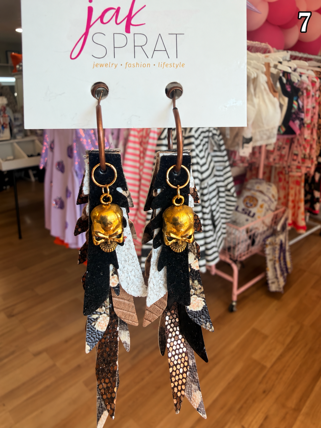 Jak Sprat Phantoms & Florals Collection: Thinny Thini Minis-Jewelry - Earrings-Dear Me Southern Boutique, located in DeRidder, Louisiana