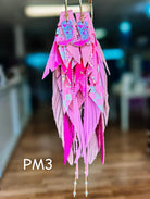 Jak Sprat Pink Monochromatic Collection: Mega Mic Drop Dangles-Jewelry - Earrings-Dear Me Southern Boutique, located in DeRidder, Louisiana