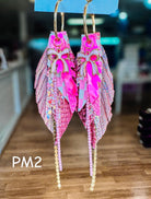 Jak Sprat Pink Monochromatic Collection: Mini Mic Drop Dangles-Jewelry - Earrings-Dear Me Southern Boutique, located in DeRidder, Louisiana