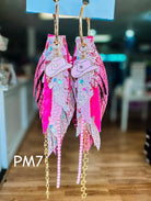 Jak Sprat Pink Monochromatic Collection: Mini Mic Drop Dangles-Jewelry - Earrings-Dear Me Southern Boutique, located in DeRidder, Louisiana