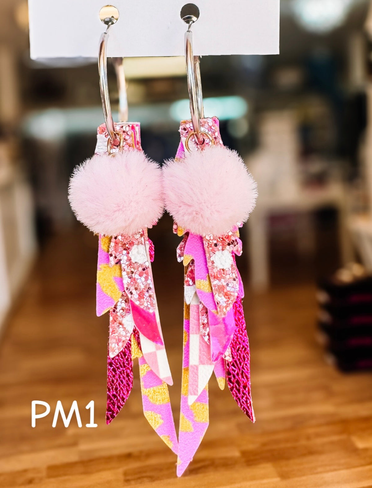 Jak Sprat Pink Monochromatic Collection: Thinny Thini Minis-Jewelry - Earrings-Dear Me Southern Boutique, located in DeRidder, Louisiana