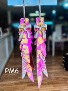 Jak Sprat Pink Monochromatic Collection: Thinny Thini Minis-Jewelry - Earrings-Dear Me Southern Boutique, located in DeRidder, Louisiana