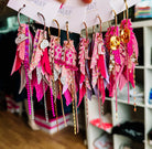 Jak Sprat Pink Pony Club Collection: Mini Mic Drop Dangles-Earrings-Dear Me Southern Boutique, located in DeRidder, Louisiana