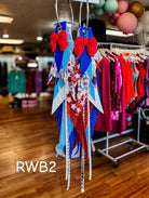Jak Sprat Red, White, & Bows Collection: Mega Mic Drops-Jewelry - Earrings-Dear Me Southern Boutique, located in DeRidder, Louisiana