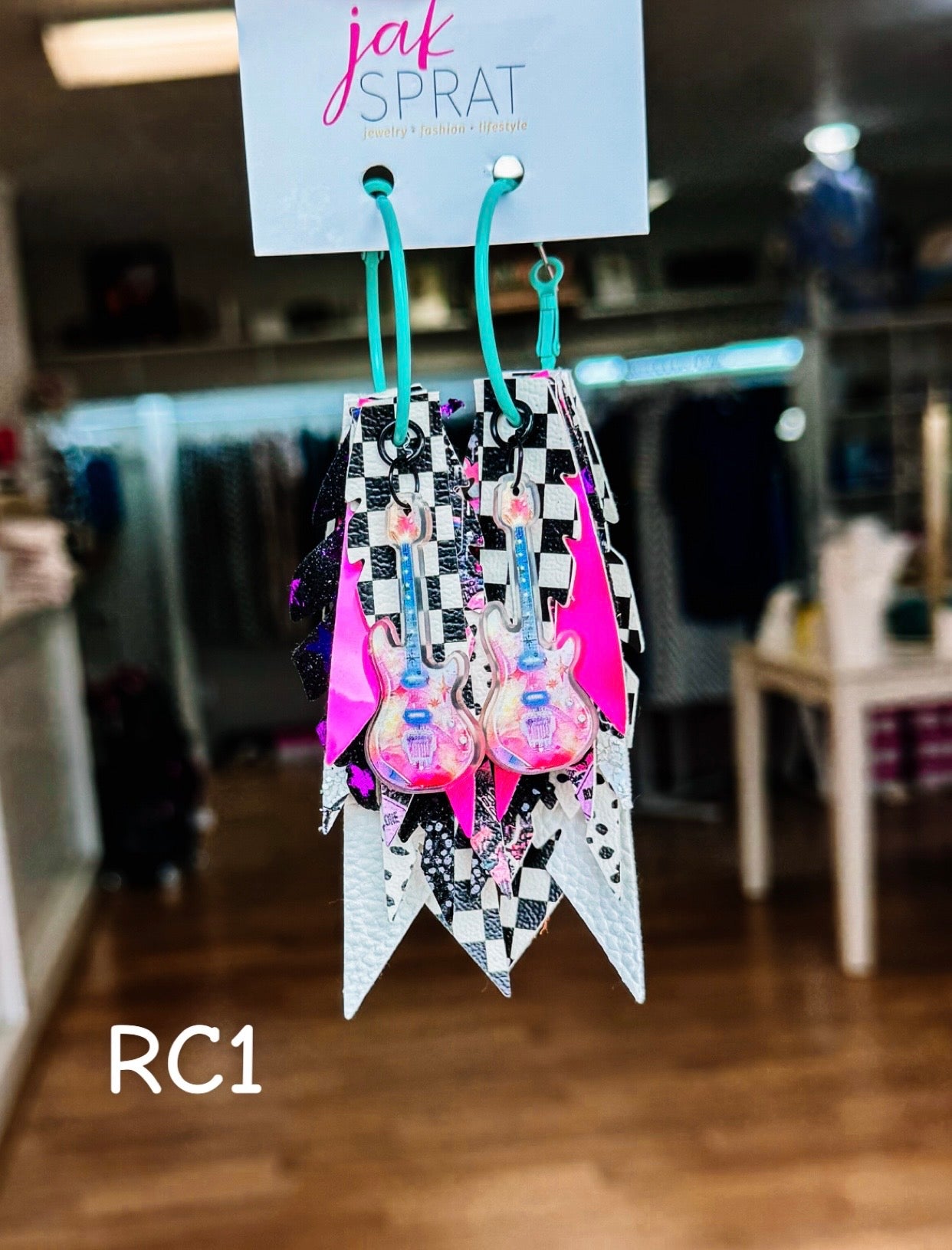 Jak Sprat Rocker Collection: Charmed Fabulous Feather Dangles-Jewelry - Earrings-Dear Me Southern Boutique, located in DeRidder, Louisiana