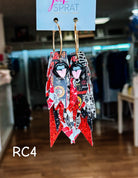 Jak Sprat Rocker Collection: Charmed Fabulous Feather Dangles-Jewelry - Earrings-Dear Me Southern Boutique, located in DeRidder, Louisiana