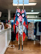 Jak Sprat Rocker Collection: Medium Mic Drop Dangles-Jewelry - Earrings-Dear Me Southern Boutique, located in DeRidder, Louisiana