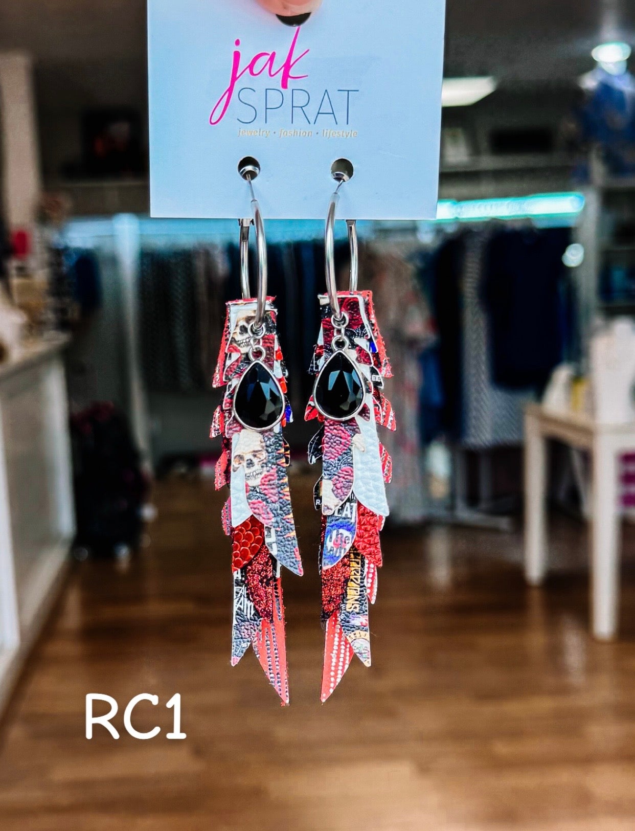 Jak Sprat Rocker Collection: Thinny Thini Minis-Jewelry - Earrings-Dear Me Southern Boutique, located in DeRidder, Louisiana