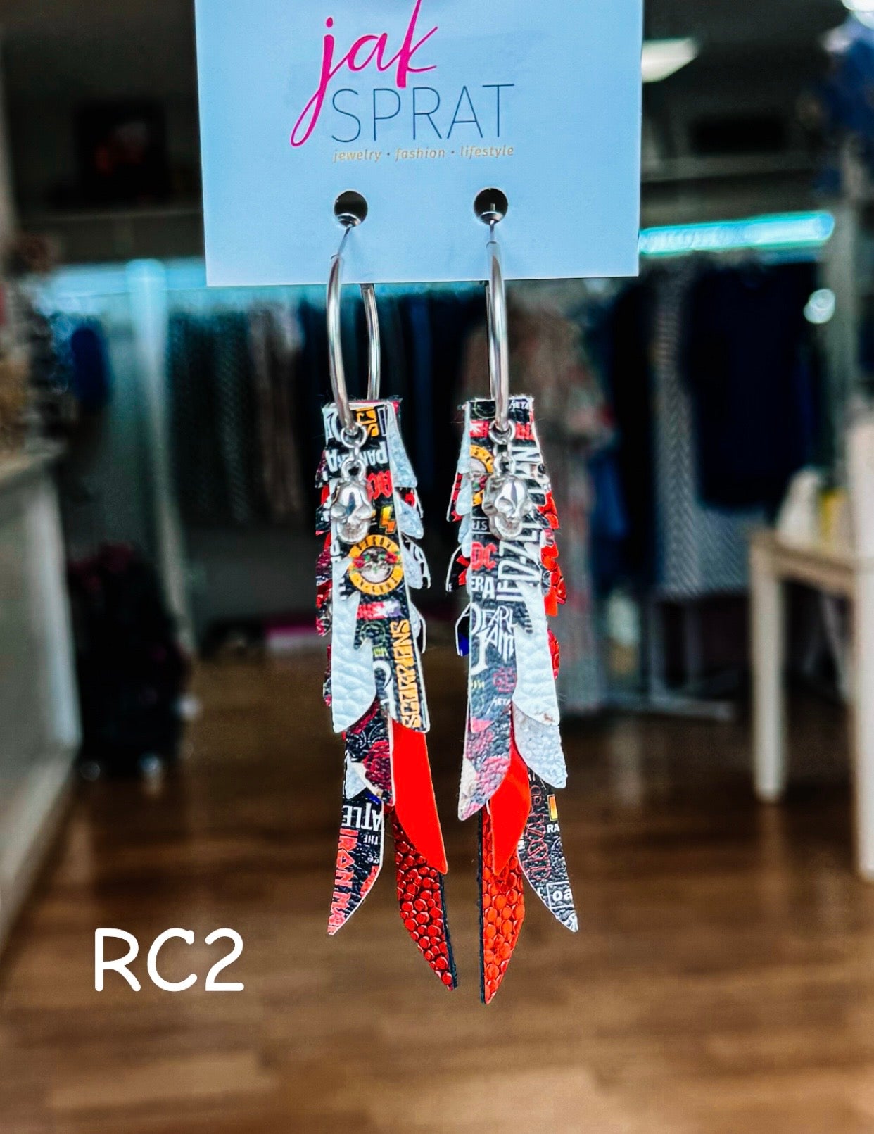 Jak Sprat Rocker Collection: Thinny Thini Minis-Jewelry - Earrings-Dear Me Southern Boutique, located in DeRidder, Louisiana