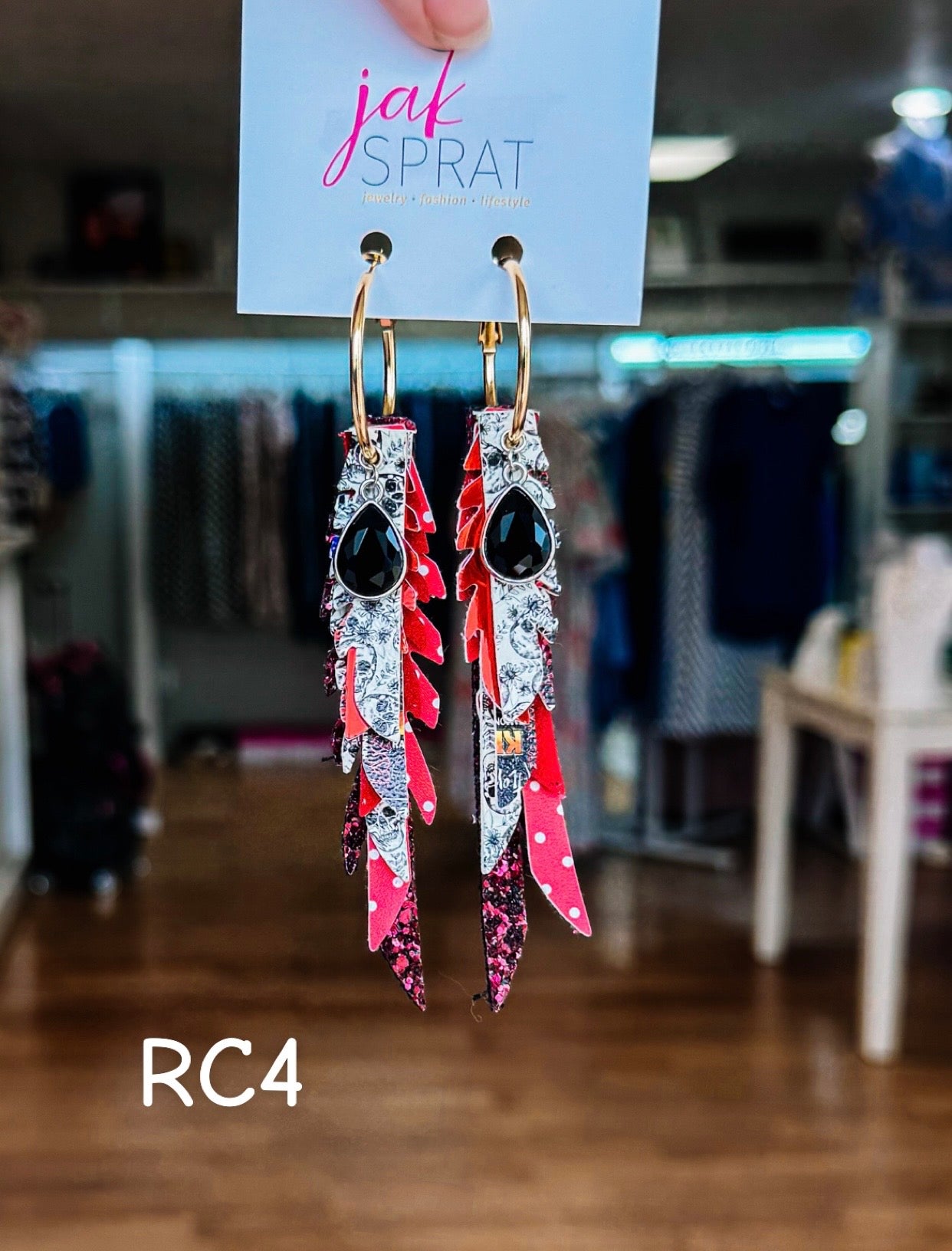 Jak Sprat Rocker Collection: Thinny Thini Minis-Jewelry - Earrings-Dear Me Southern Boutique, located in DeRidder, Louisiana