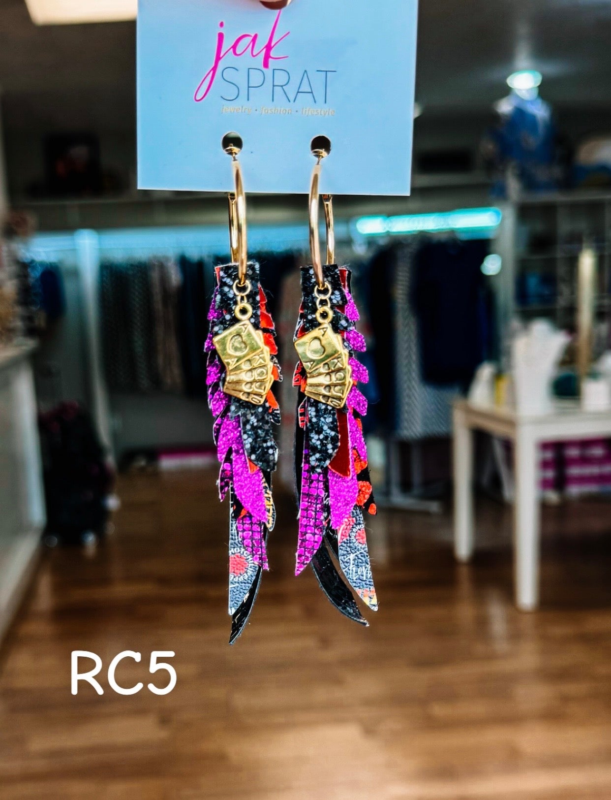 Jak Sprat Rocker Collection: Thinny Thini Minis-Jewelry - Earrings-Dear Me Southern Boutique, located in DeRidder, Louisiana