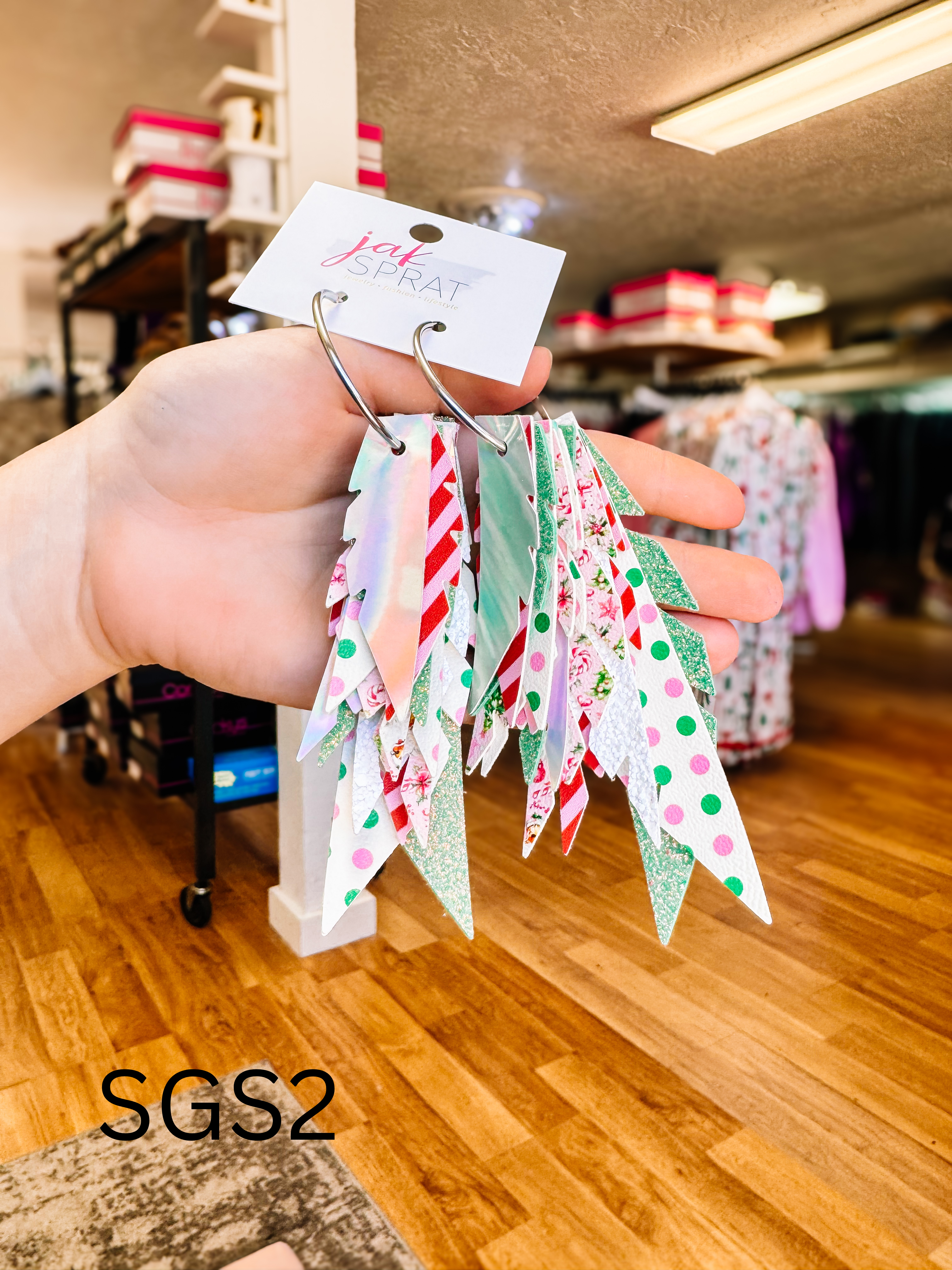 Jak Sprat Sleigh Girl Sleigh Collection: Fabulous Feather Dangles-Earrings-Dear Me Southern Boutique, located in DeRidder, Louisiana