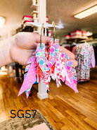 Jak Sprat Sleigh Girl Sleigh Collection: Fabulous Feather Dangles-Earrings-Dear Me Southern Boutique, located in DeRidder, Louisiana