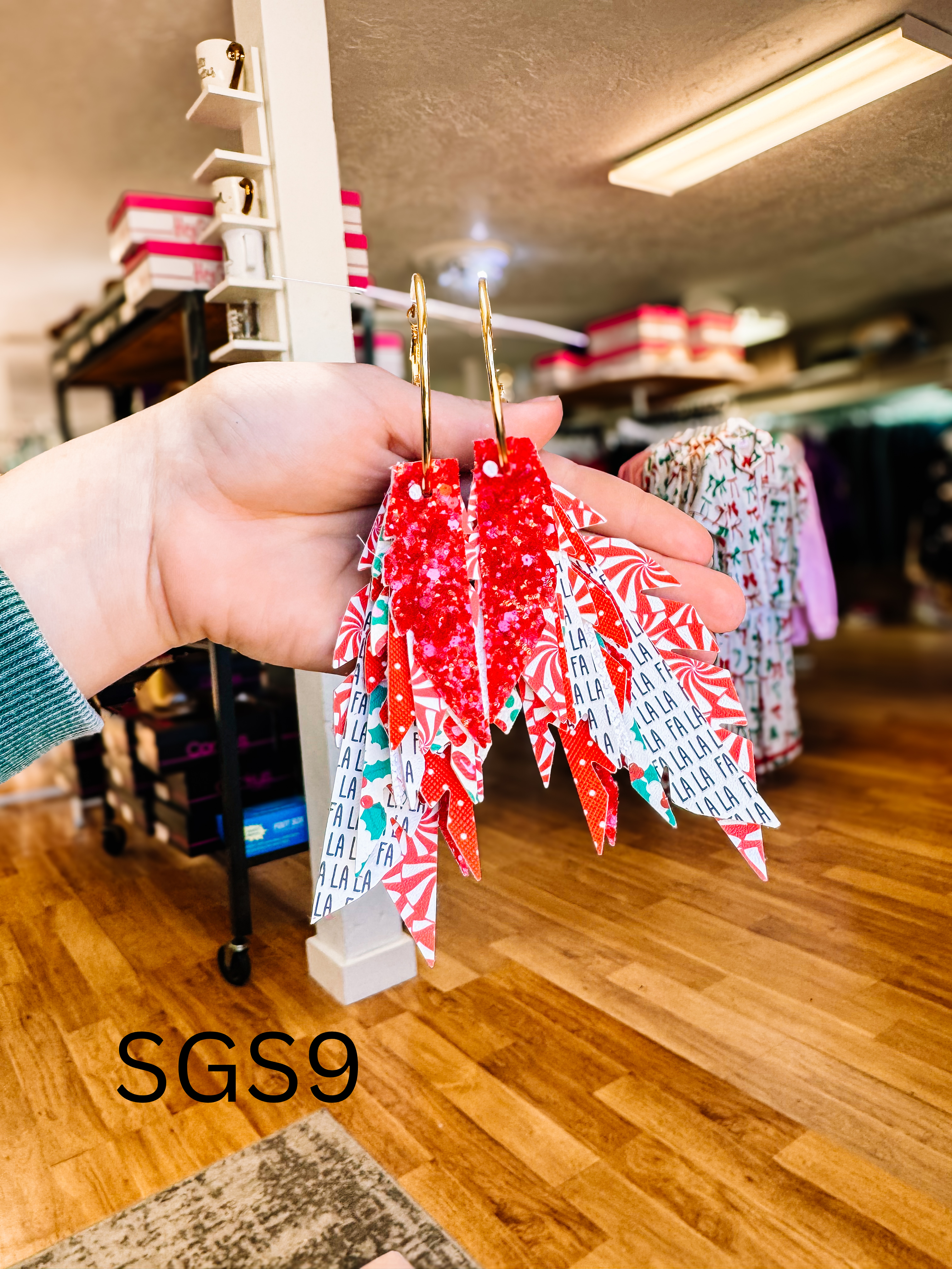 Jak Sprat Sleigh Girl Sleigh Collection: Fabulous Feather Dangles-Earrings-Dear Me Southern Boutique, located in DeRidder, Louisiana