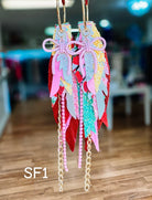 Jak Sprat Strawberry Fields Collection: Medium Mic Drop Dangles-Jewelry - Earrings-Dear Me Southern Boutique, located in DeRidder, Louisiana