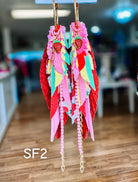 Jak Sprat Strawberry Fields Collection: Medium Mic Drop Dangles-Jewelry - Earrings-Dear Me Southern Boutique, located in DeRidder, Louisiana