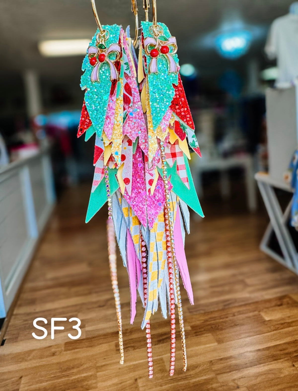 Jak Sprat Strawberry Fields Collection: Mega Mic Drops-Jewelry - Earrings-Dear Me Southern Boutique, located in DeRidder, Louisiana