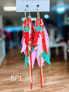 Jak Sprat Strawberry Fields Collection: Mini Mic Drop Dangles-Jewelry - Earrings-Dear Me Southern Boutique, located in DeRidder, Louisiana