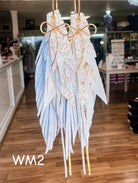 Jak Sprat White Monochromatic Collection: Mega Mic Drop Dangles-Jewelry - Earrings-Dear Me Southern Boutique, located in DeRidder, Louisiana